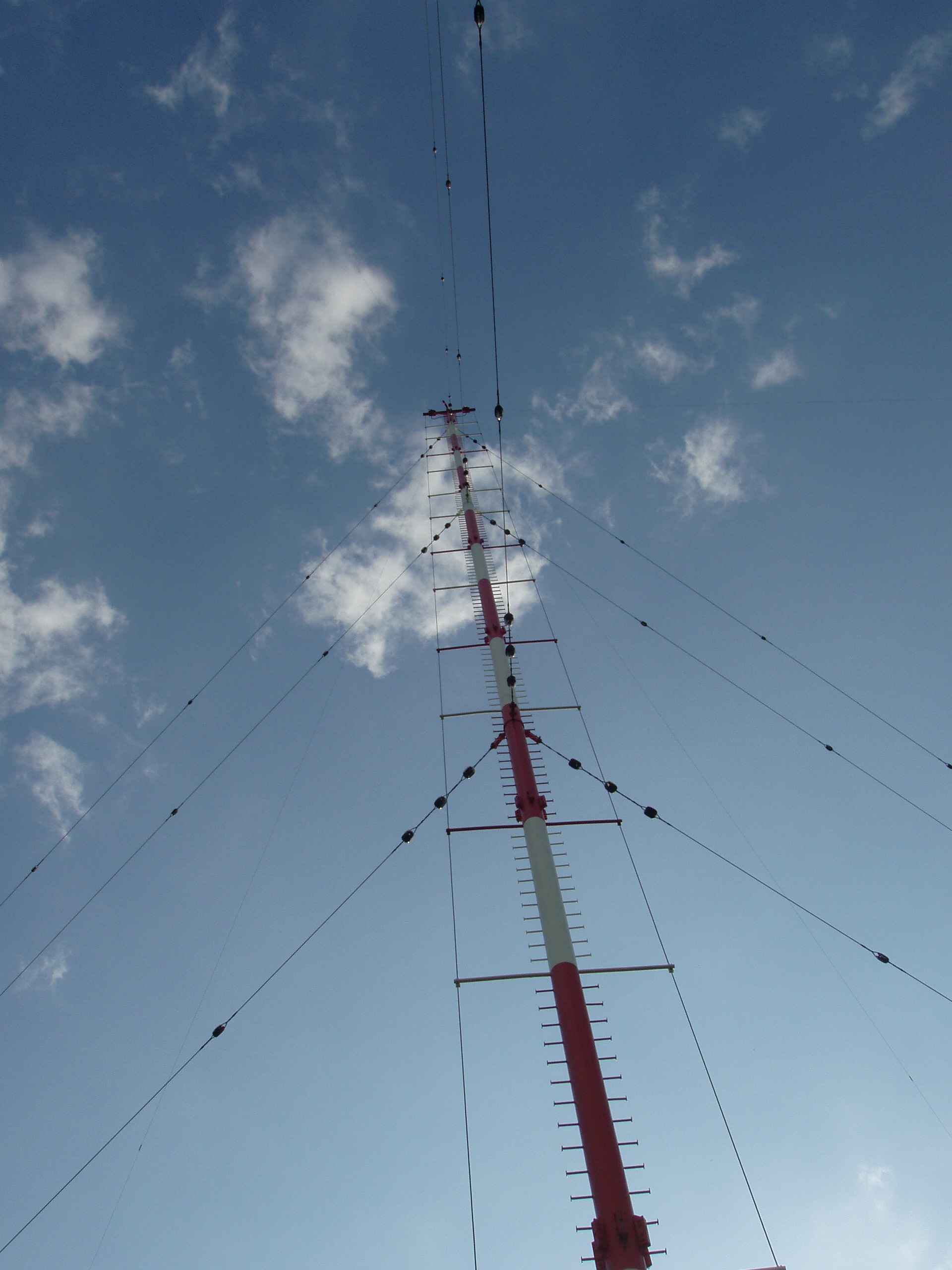 Transmitting mast